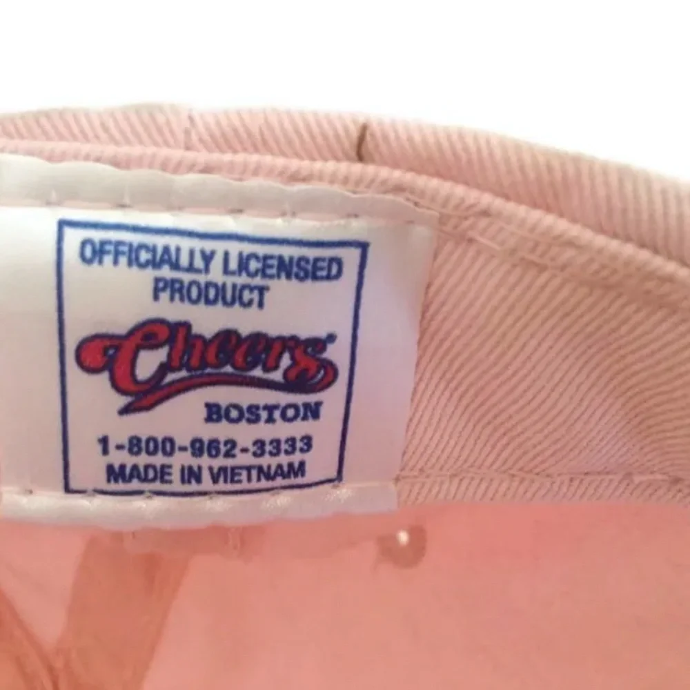 Cheers Women's Boston Bar Baseball Hat Pink